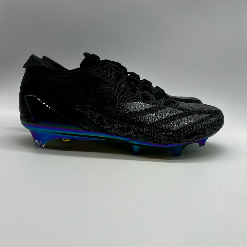 Adidas AdiZero Electric Black Football Cleats IE4414 Size 9.5 - Picture 4 of 8